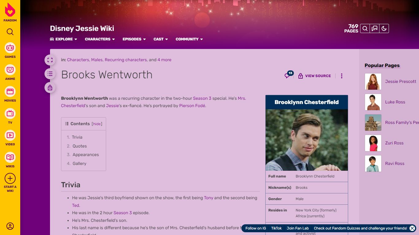 Brooks Wentworth | Jessie Wiki | Fandom