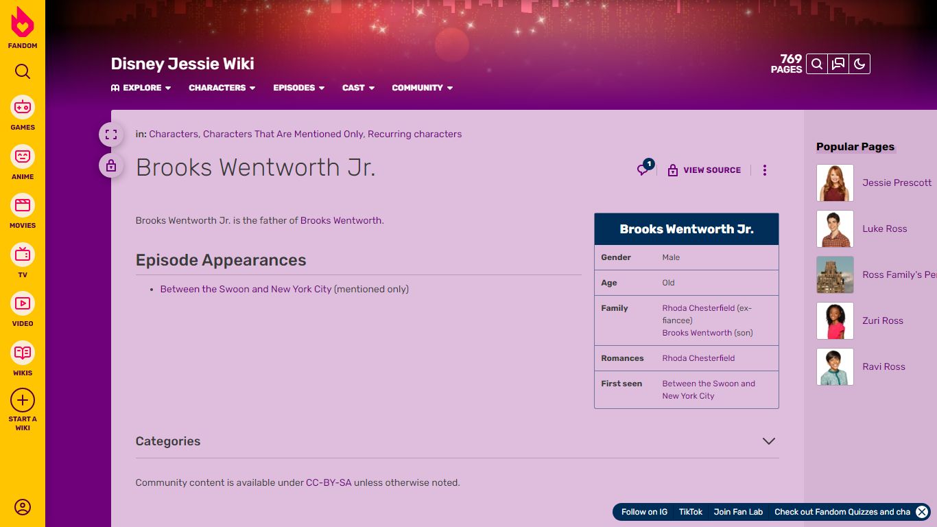 Brooks Wentworth Jr. | Jessie Wiki | Fandom